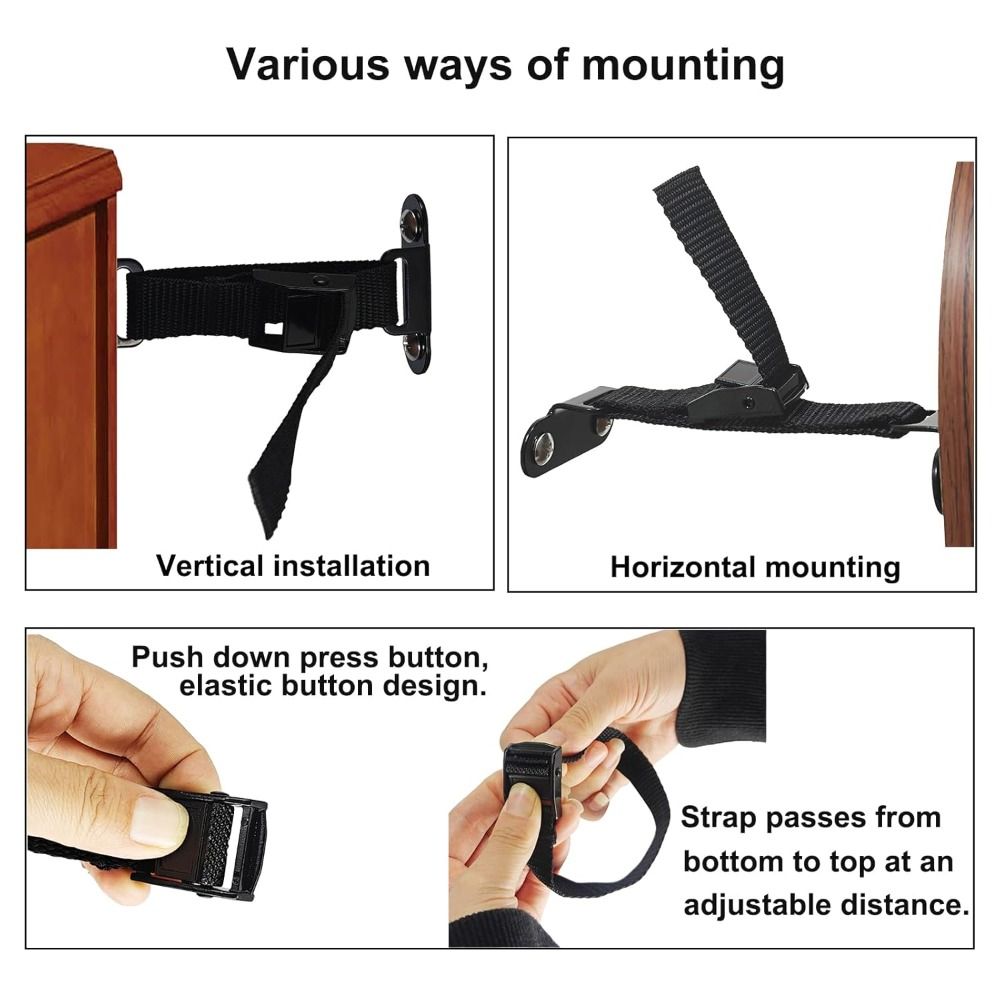 Furniture Hardware Suppliers - Easy Install Earthquake Proof Furniture Anchors