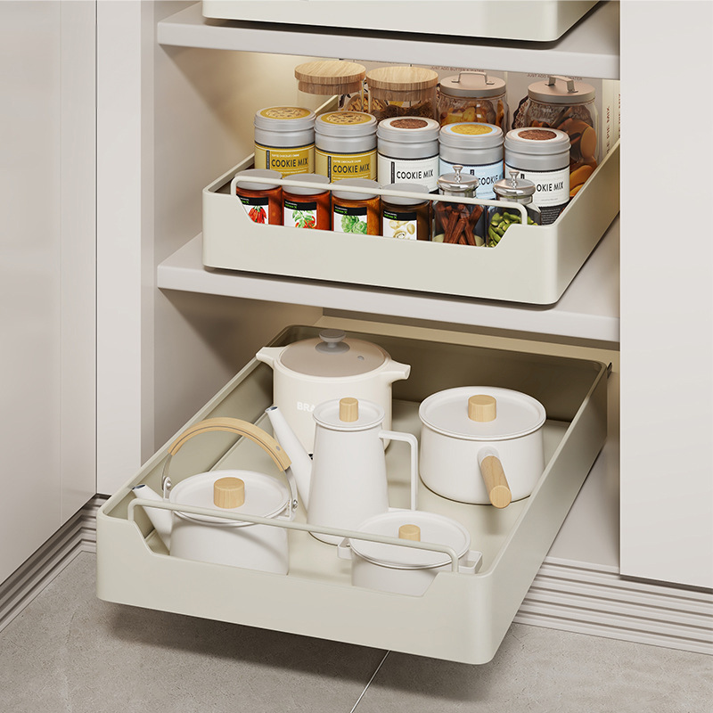 Drawer Slide Pair - Kitchen Storage metal holdetr with Slide
