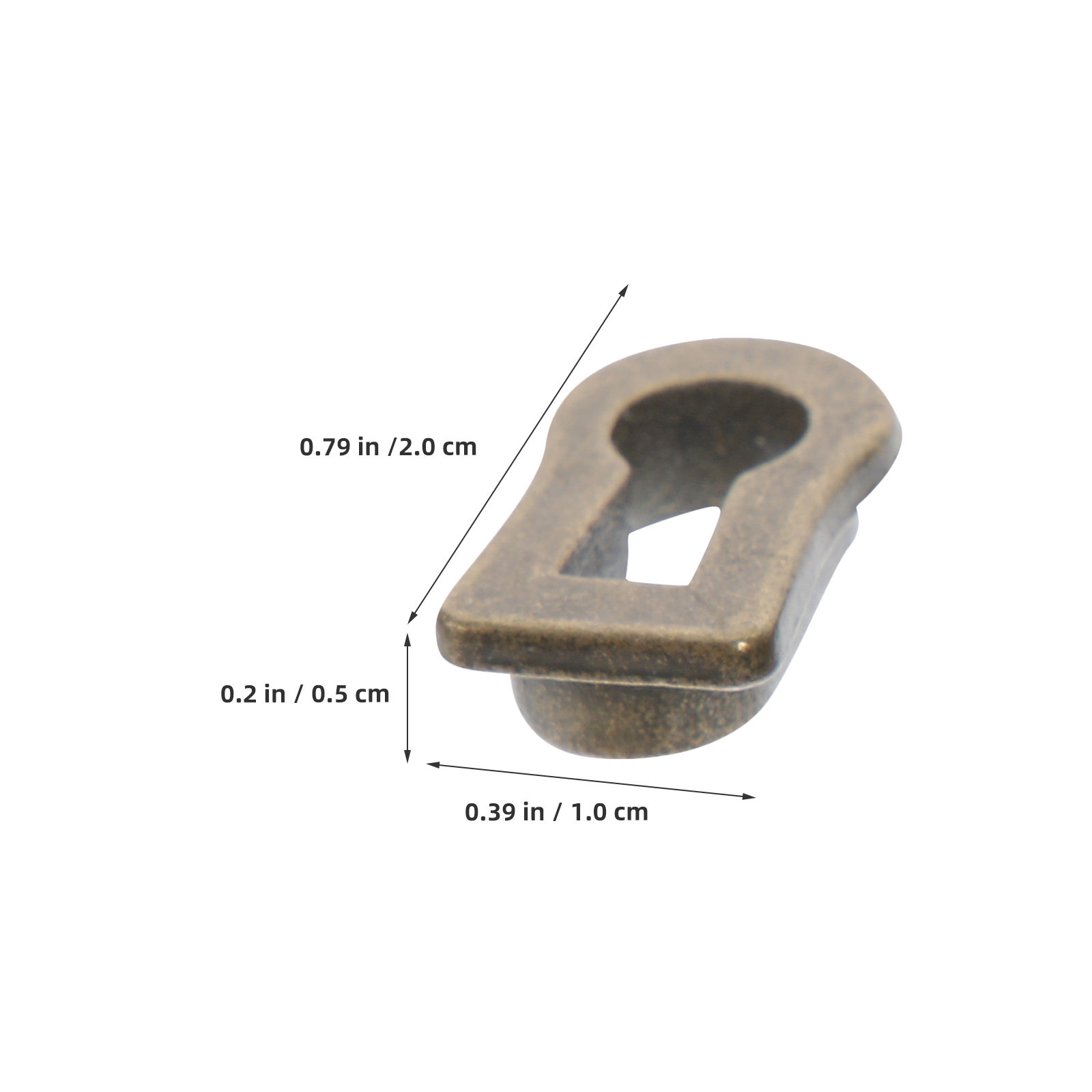 12Pcs Oval Zinc Alloy Keyhole  - Furniture Hardware Suppliers review and price