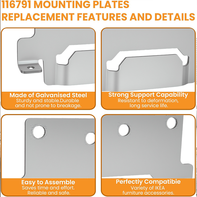 6pcs Midbeam Bed Monunting Bra - Furniture Hardware Ikea review and price