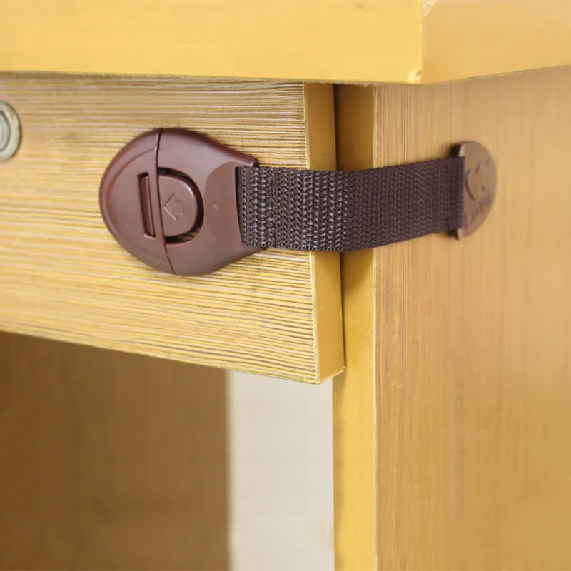 5pcs/lot Brown Cabinet Safety  - Furniture Hardware Suppliers review and price
