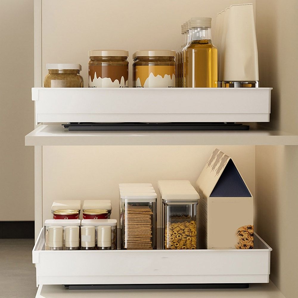 Pull-out Kitchen Storage Rack  - Drawer Slide Pair review and price
