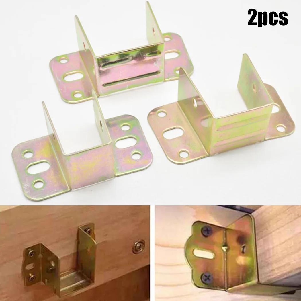 2pcs U Shaped Metal Bed Bracke - Furniture Hardware Suppliers review and price