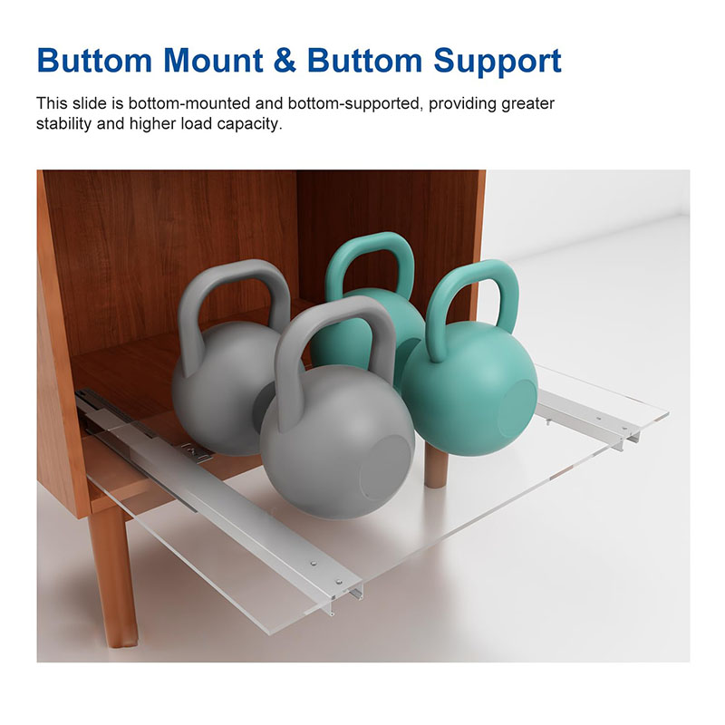 Push To Open 1 Pair Undermount - Drawer Slide Pair review and price