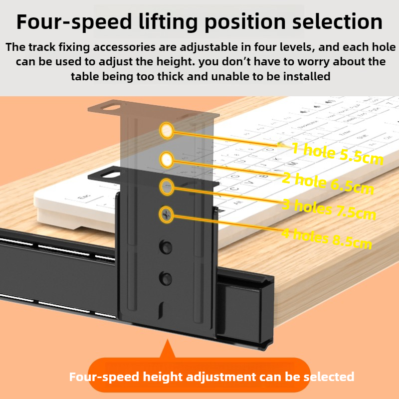 Under Desk Keyboard Tray Slide - Drawer Slide Pair review and price